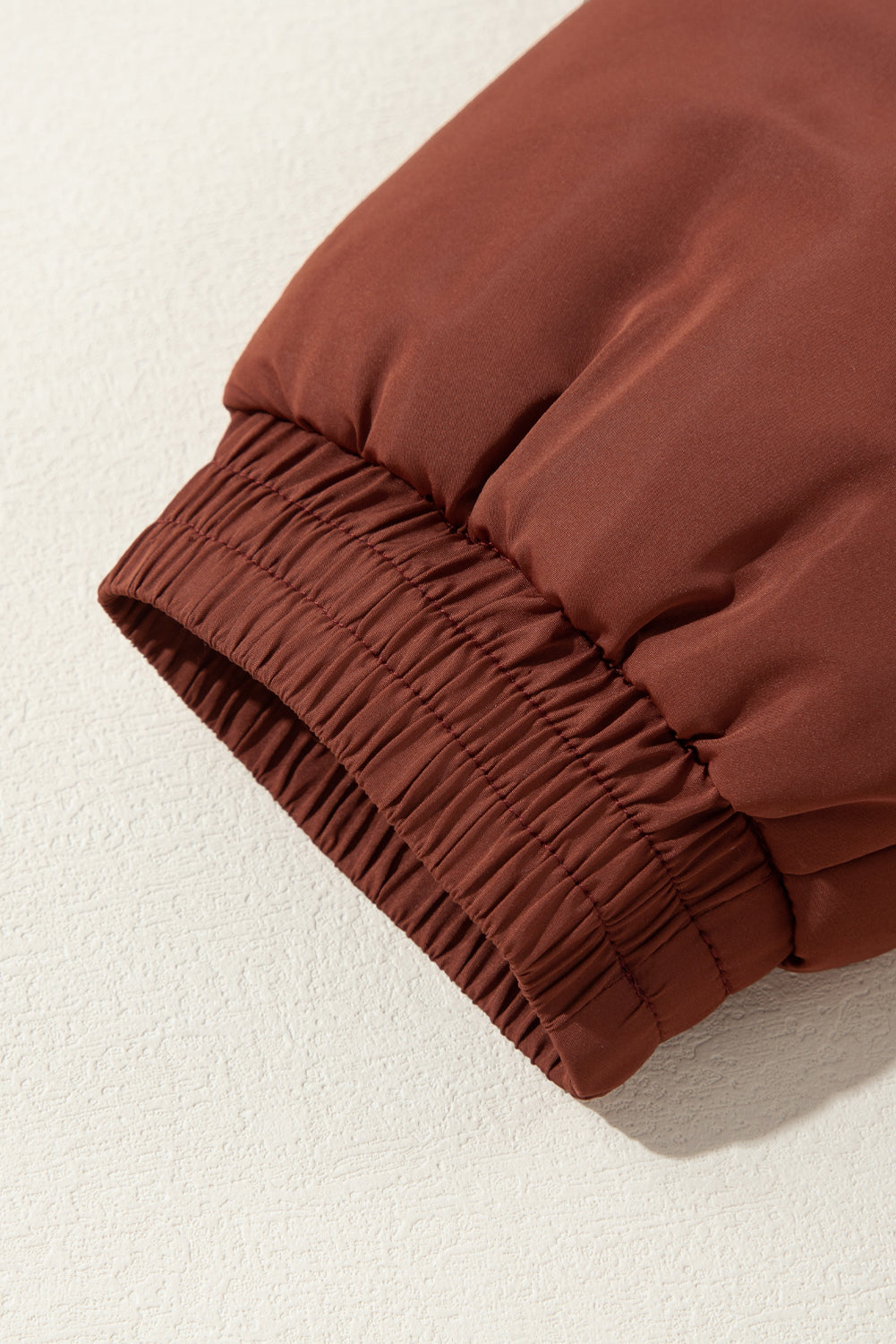 Coffee Quilted Puffer Long Coat