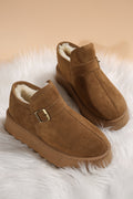 Coffee Platform Cozy Winter Boots