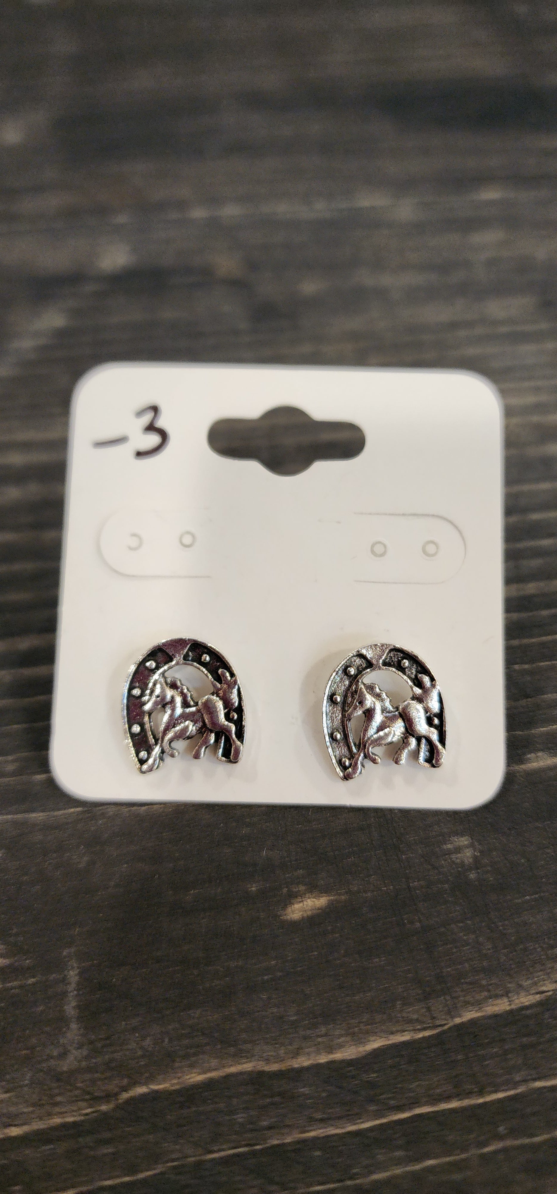 Horseshoe Stud Earrings