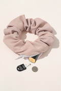 Scrunchie with Hidden Zipper Pocket