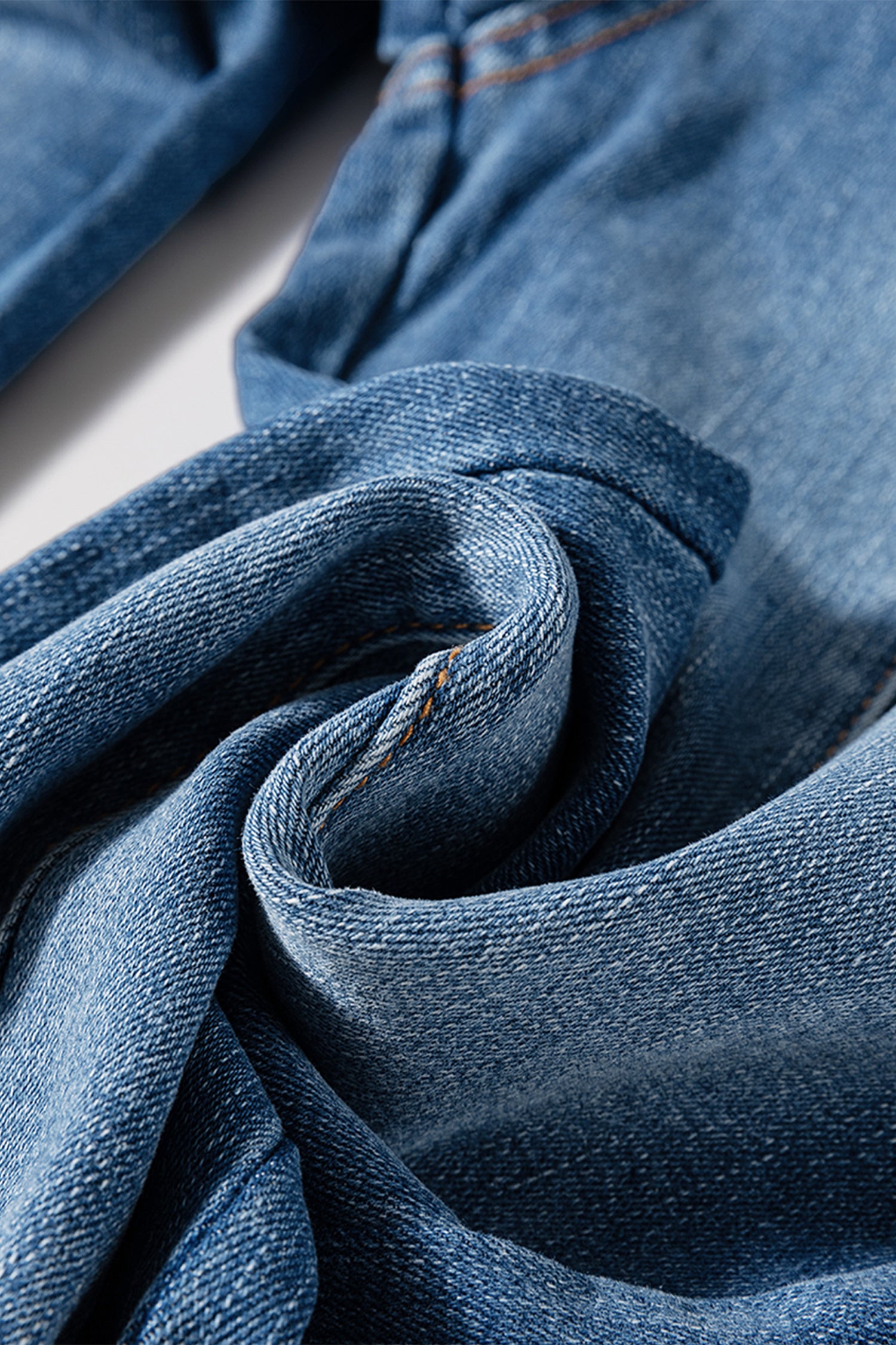 Sail Blue High Waist Seamed Flare Jeans